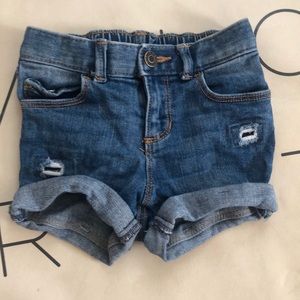 Denim shorts